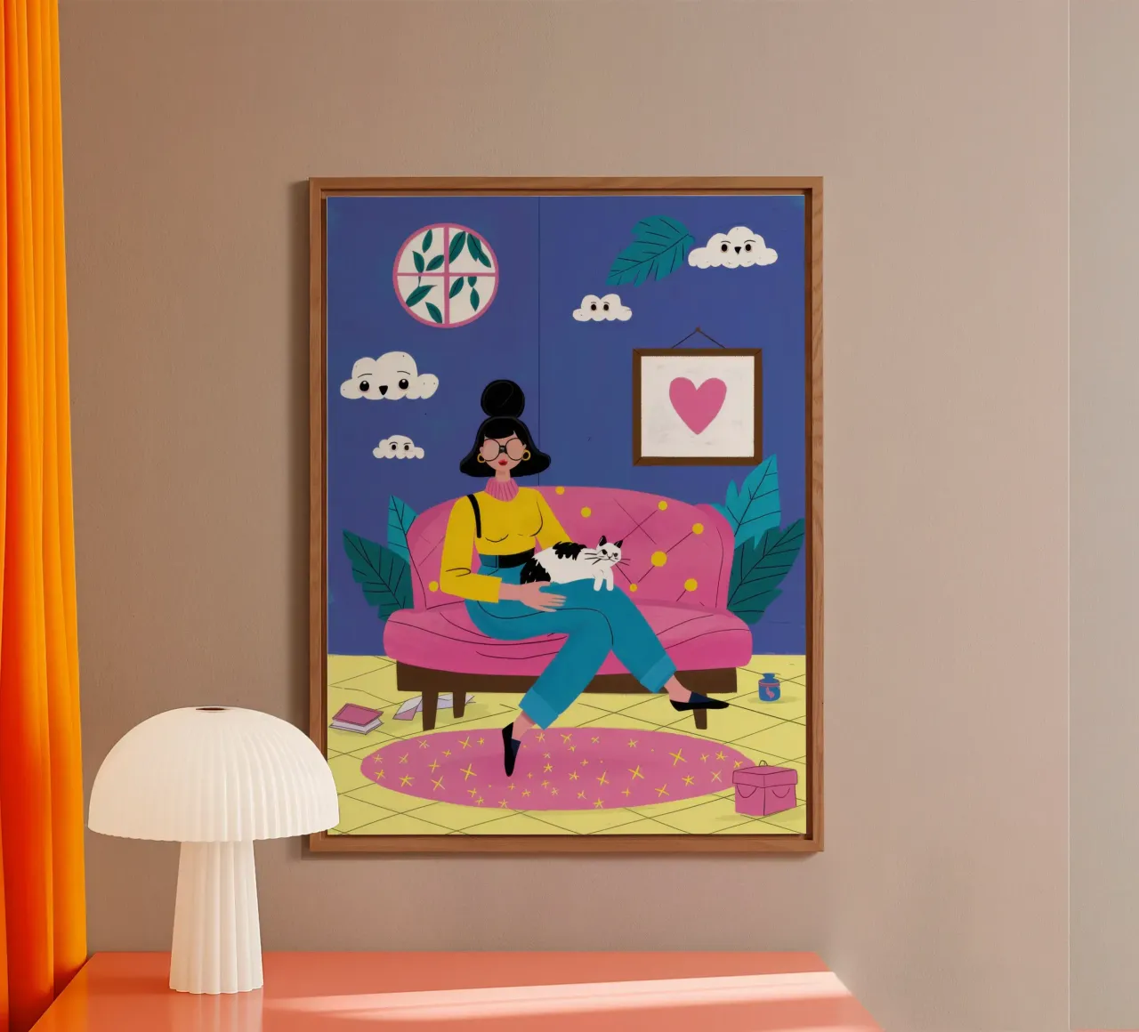 Divano per il sonno del cuore alluminio dibond da Prism Ritual