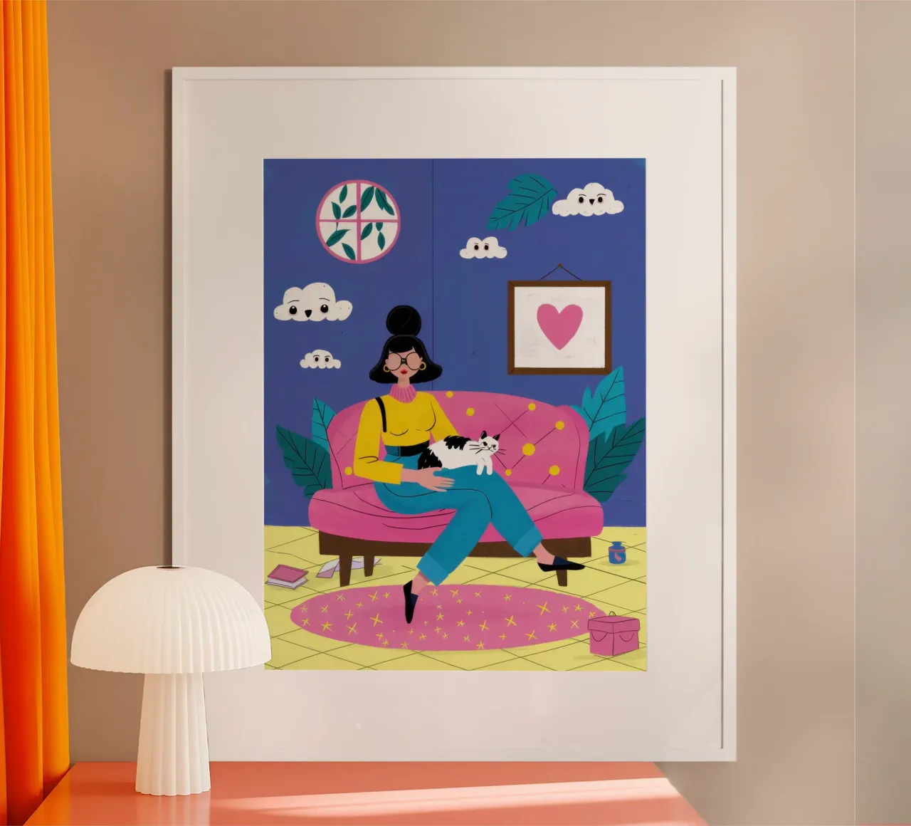 Divano per il sonno del cuore carta hahnemühle da Prism Ritual
