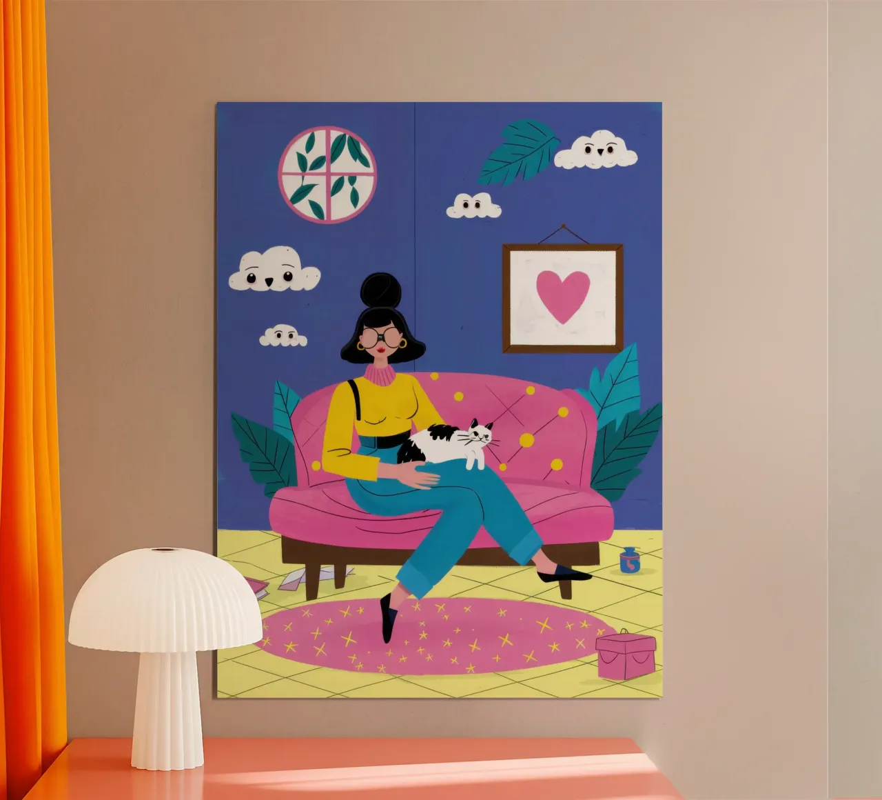 Divano per il sonno del cuore carta hahnemühle da Prism Ritual