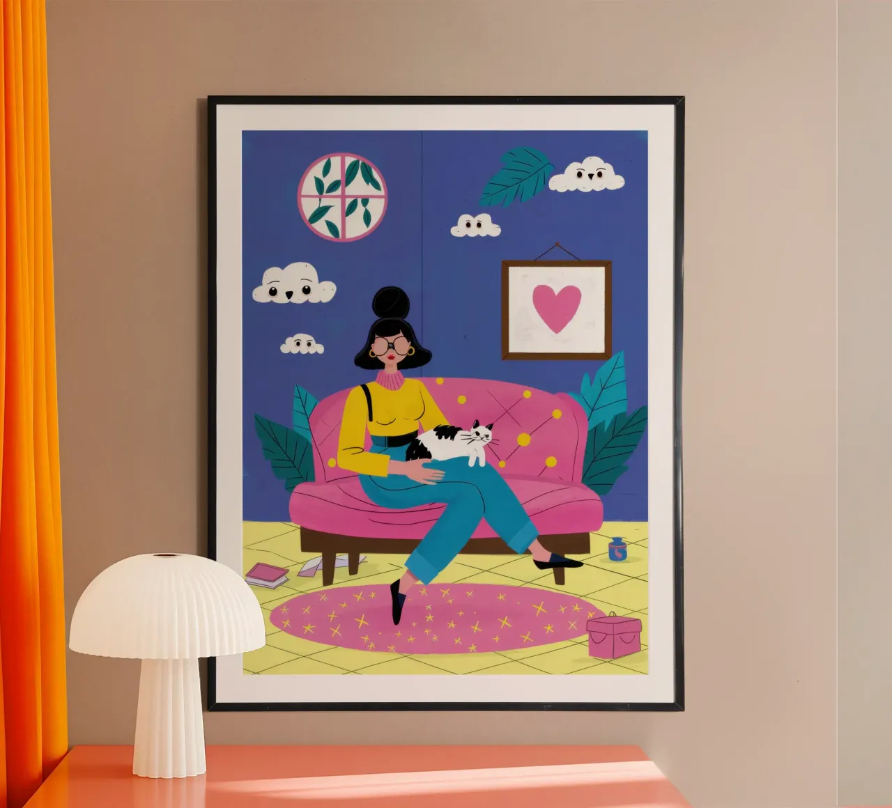 Divano per il sonno del cuore carta hahnemühle da Prism Ritual
