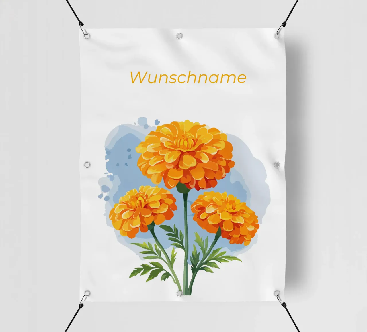 Fiore di nascita - Calendula di ottobre telo in pvc da Geburtsblume
