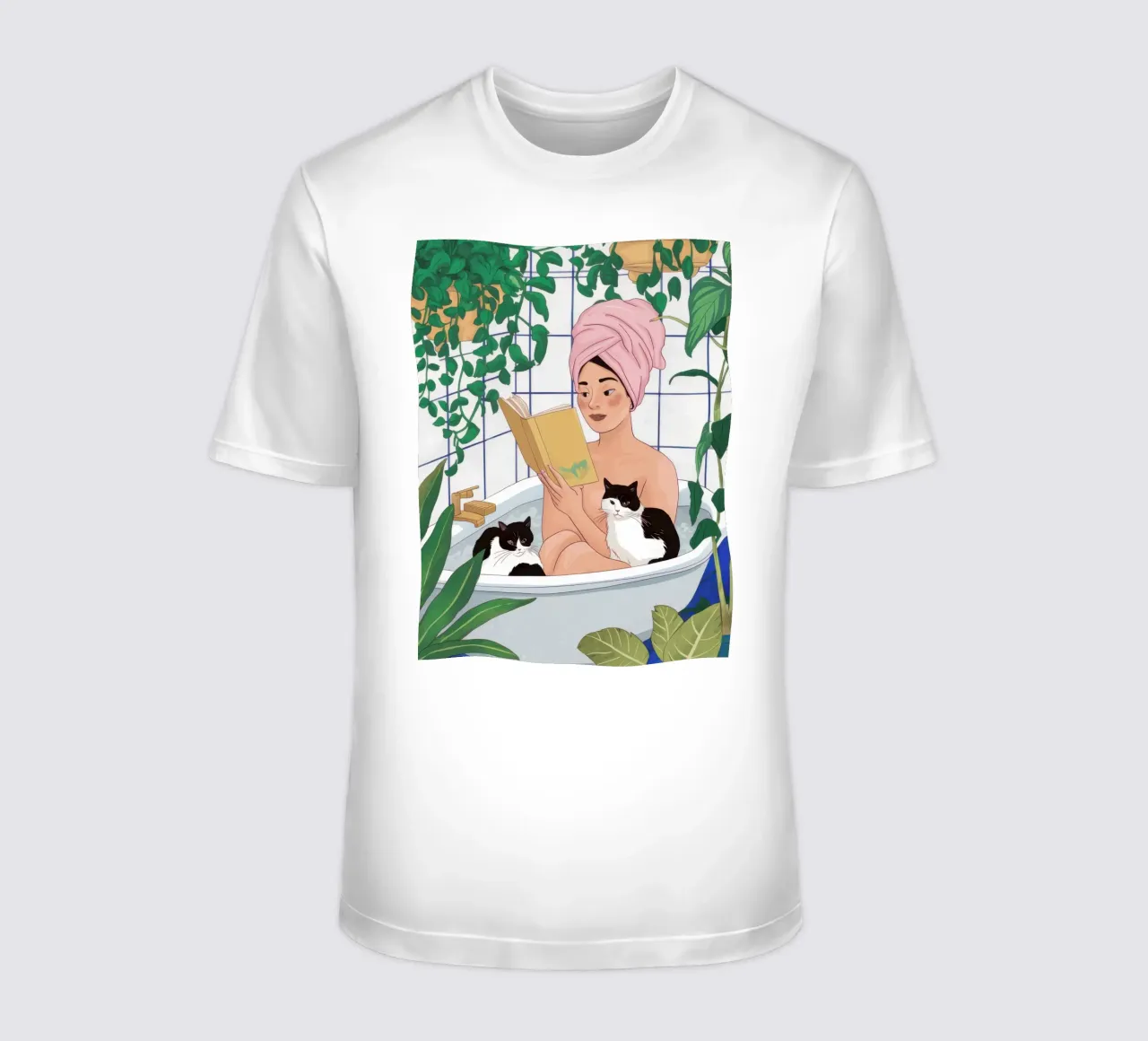 Asciugamano Turbante Compagno di bagno t-shirt da Prism Ritual