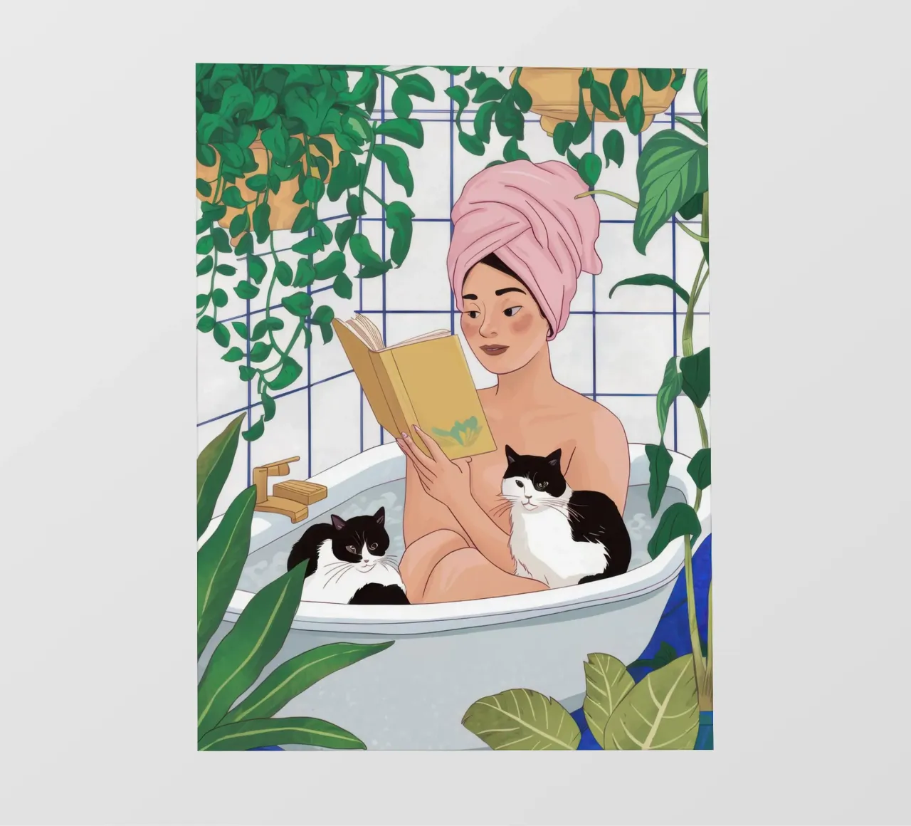 Asciugamano Turbante Compagno di bagno telo in pvc da Prism Ritual