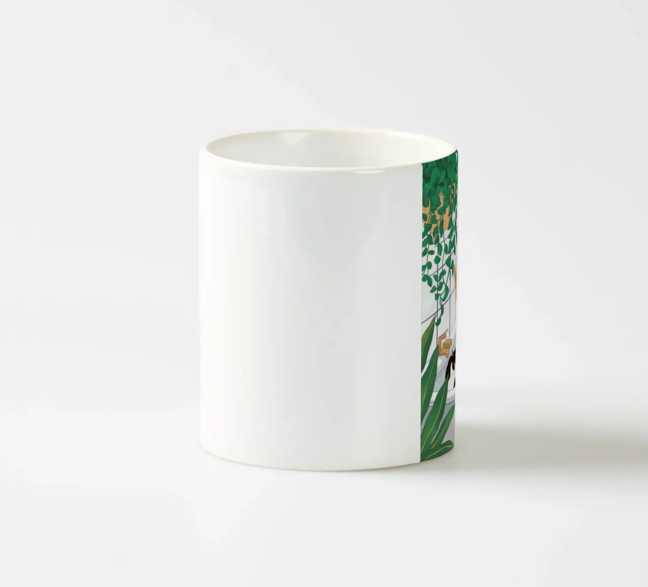 Asciugamano Turbante Compagno di bagno tazza in ceramica da Prism Ritual