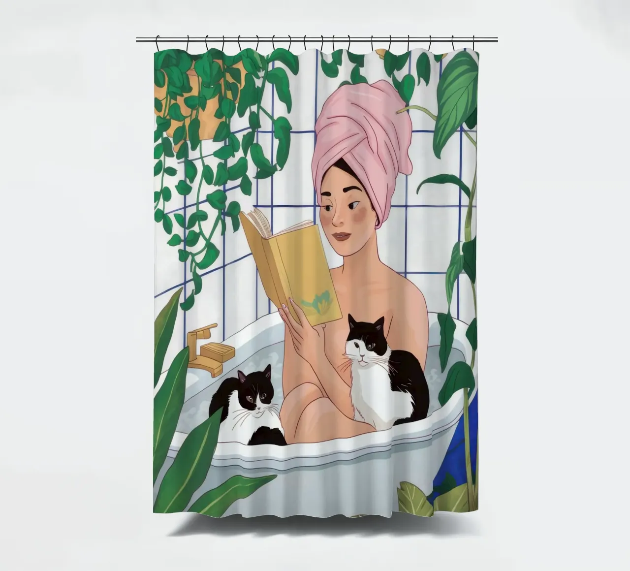 Asciugamano Turbante Compagno di bagno tenda da doccia da Prism Ritual
