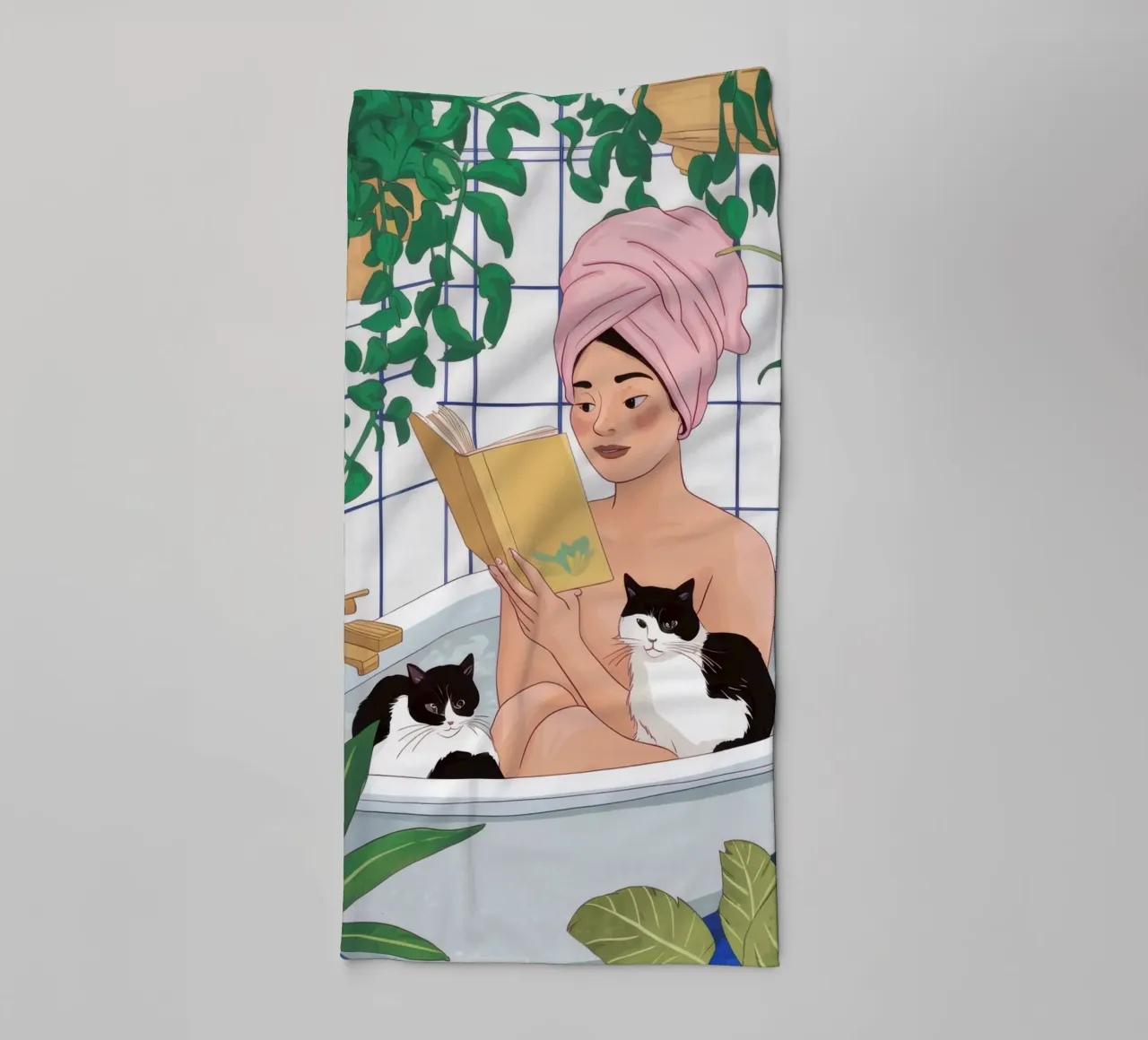 Asciugamano Turbante Compagno di bagno asciugamano da bagno da Prism Ritual