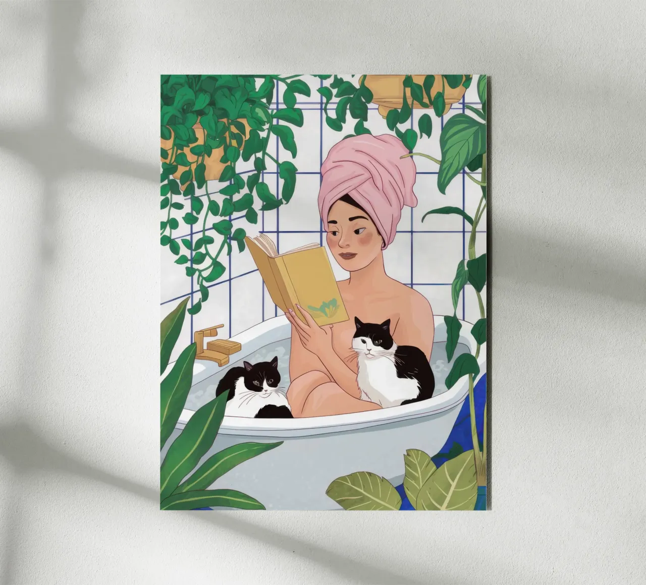 Asciugamano Turbante Compagno di bagno alluminio dibond da Prism Ritual