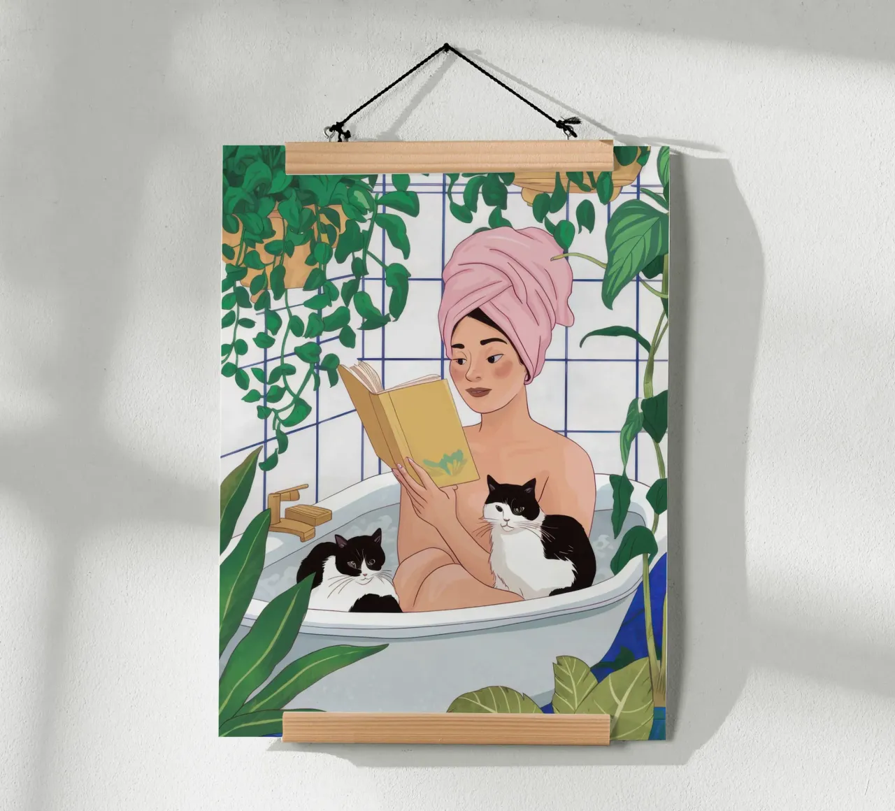 Asciugamano Turbante Compagno di bagno carta hahnemühle da Prism Ritual