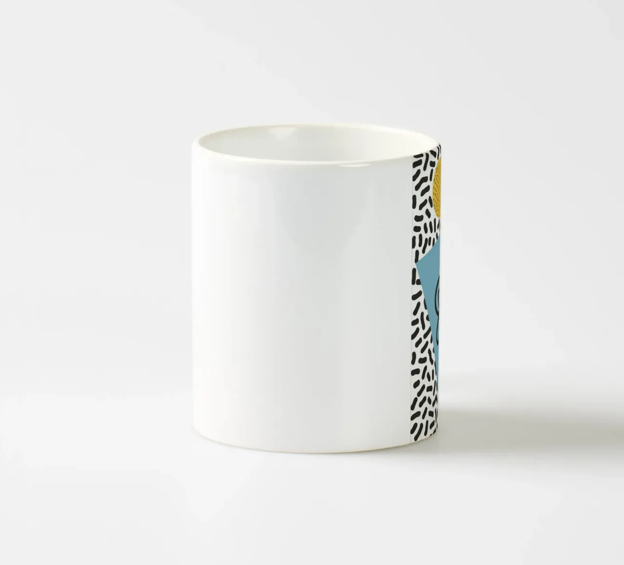 Astrazione in stile Memphis tazza in ceramica da Veil Maya