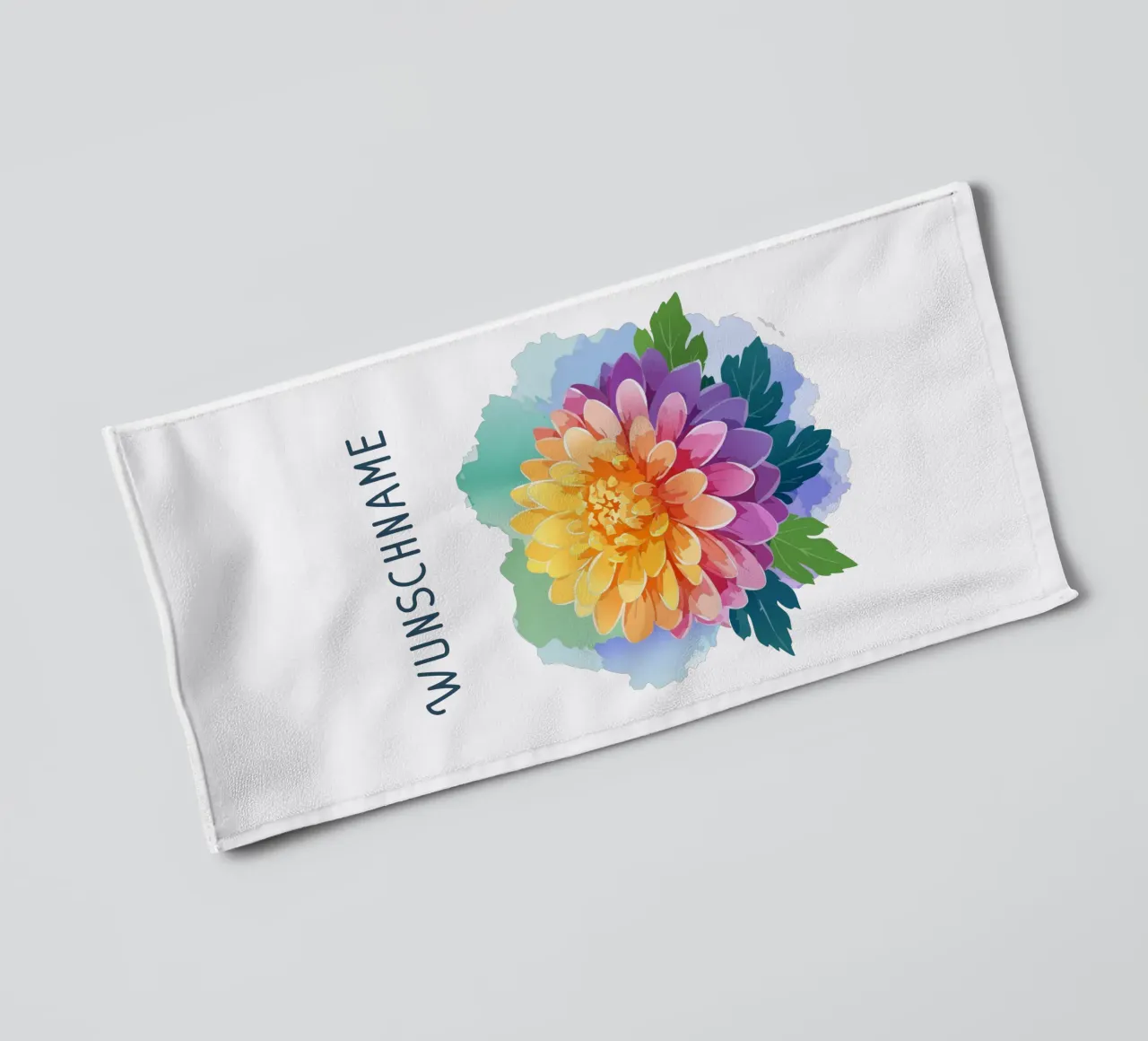 Birth flower - November Chrysanthemum towel by Geburtsblume