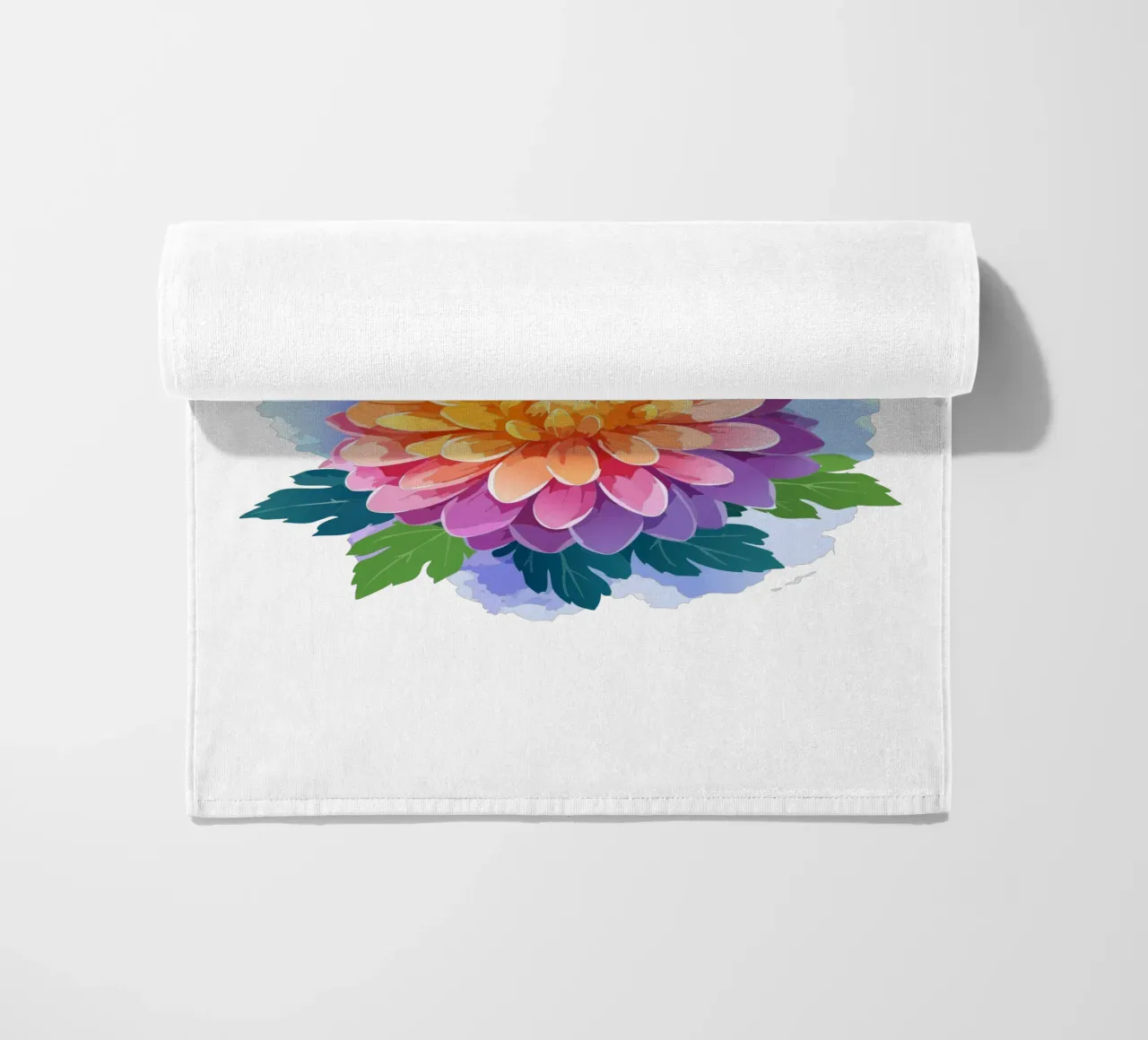 Birth flower - November Chrysanthemum beach towel by Geburtsblume