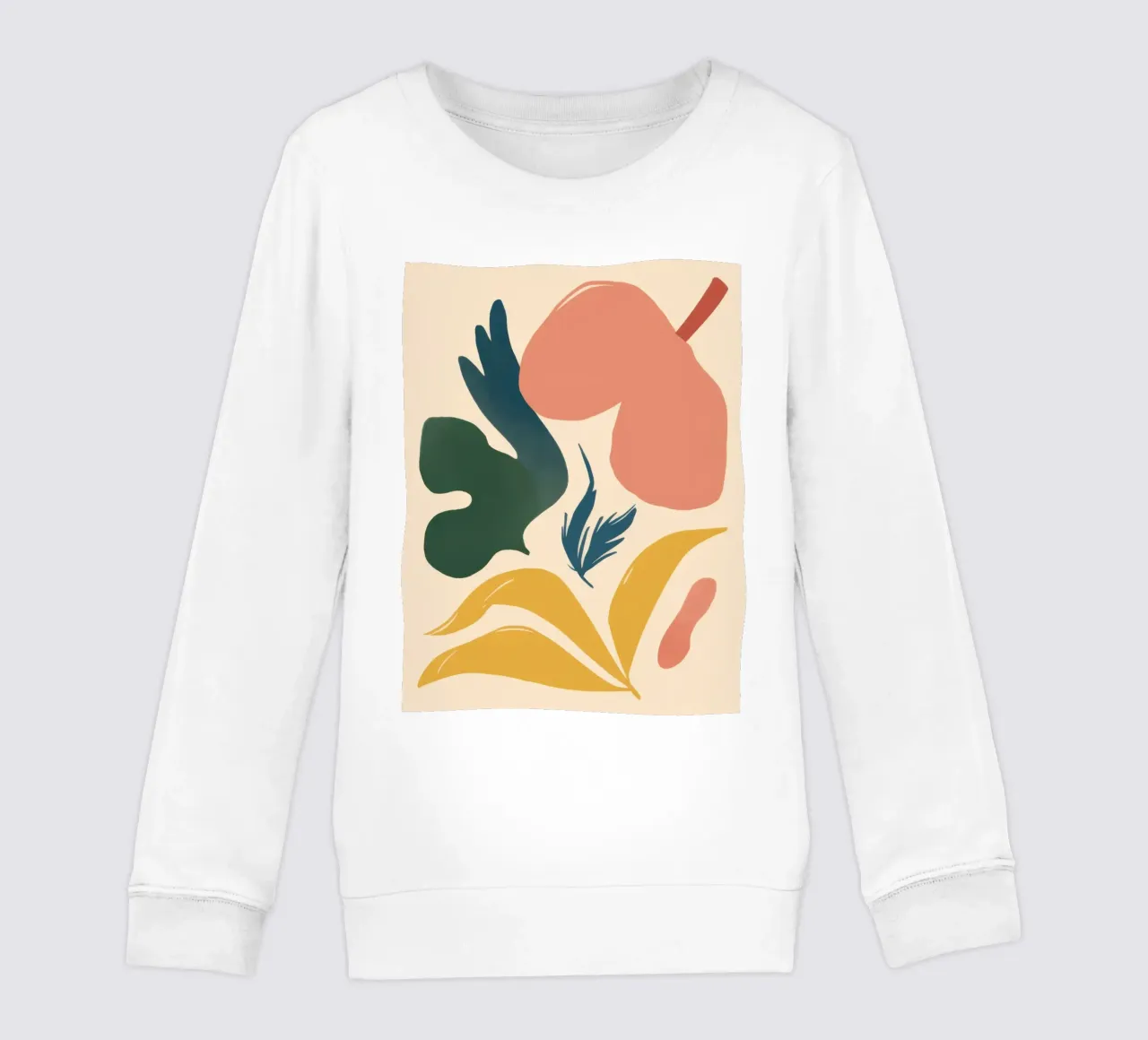 Organic Abstraction kids sweatshirt by Flock Reverie