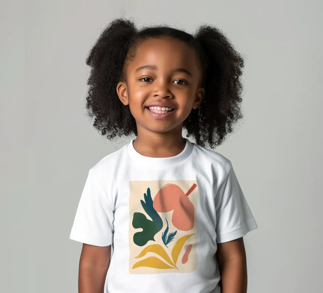 Organische Abstraktion Kinder T-Shirt von Flock Reverie