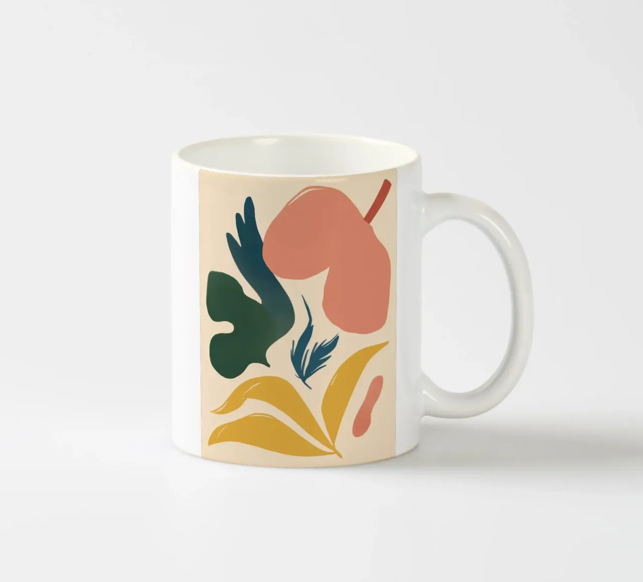 Astrazione organica tazza in ceramica da Flock Reverie