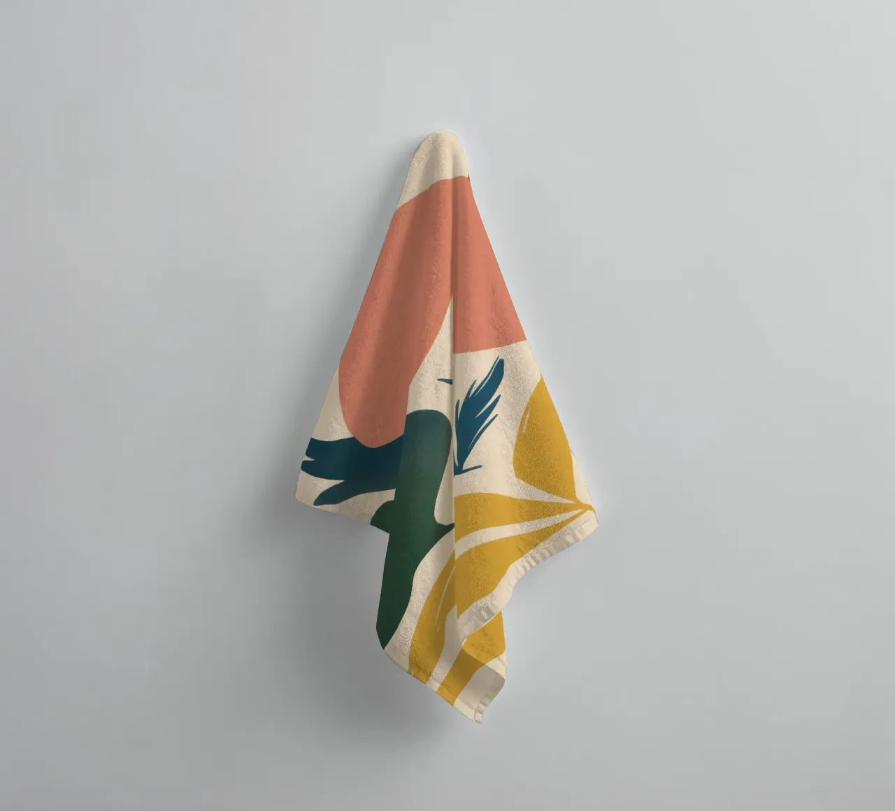 Organic Abstraction towel by Flock Reverie