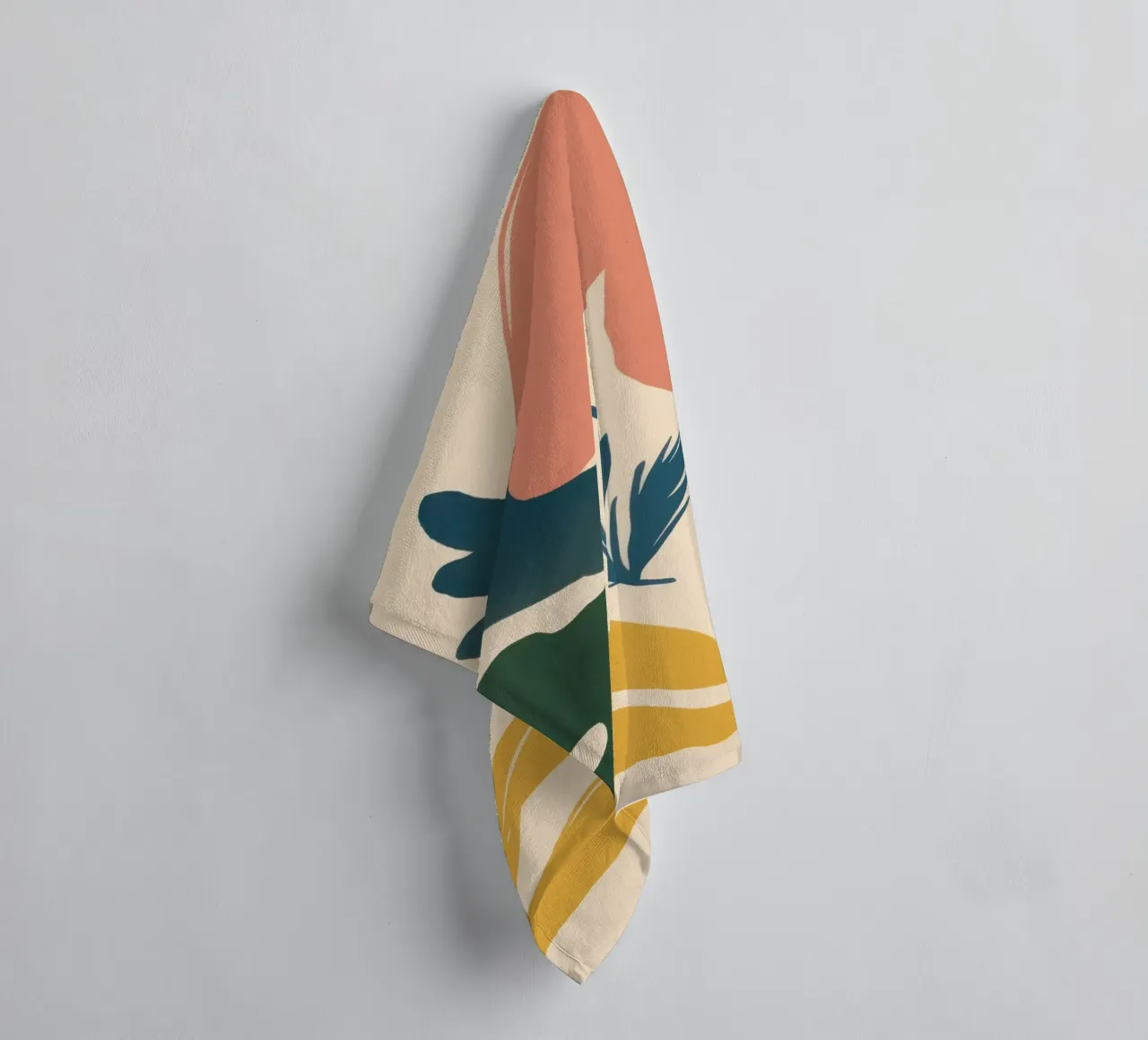 Organic Abstraction towel by Flock Reverie