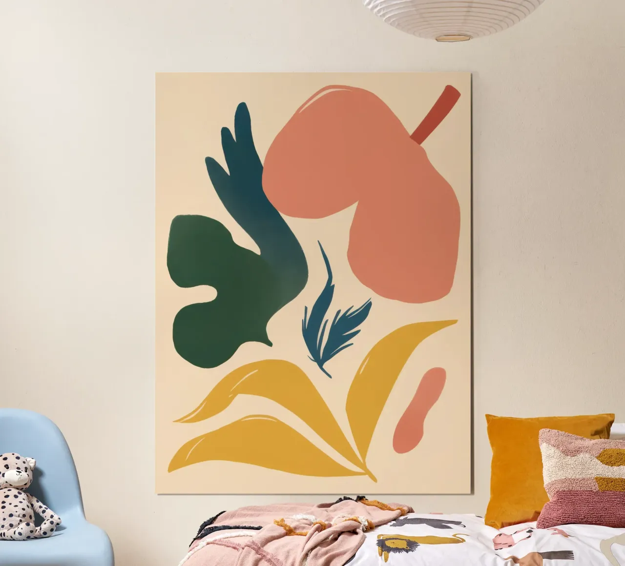Organic Abstraction poster by Flock Reverie