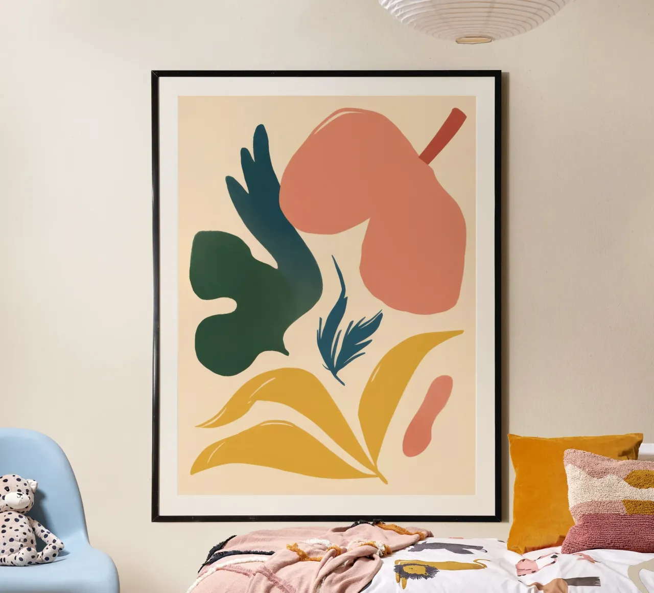 Organic Abstraction poster by Flock Reverie