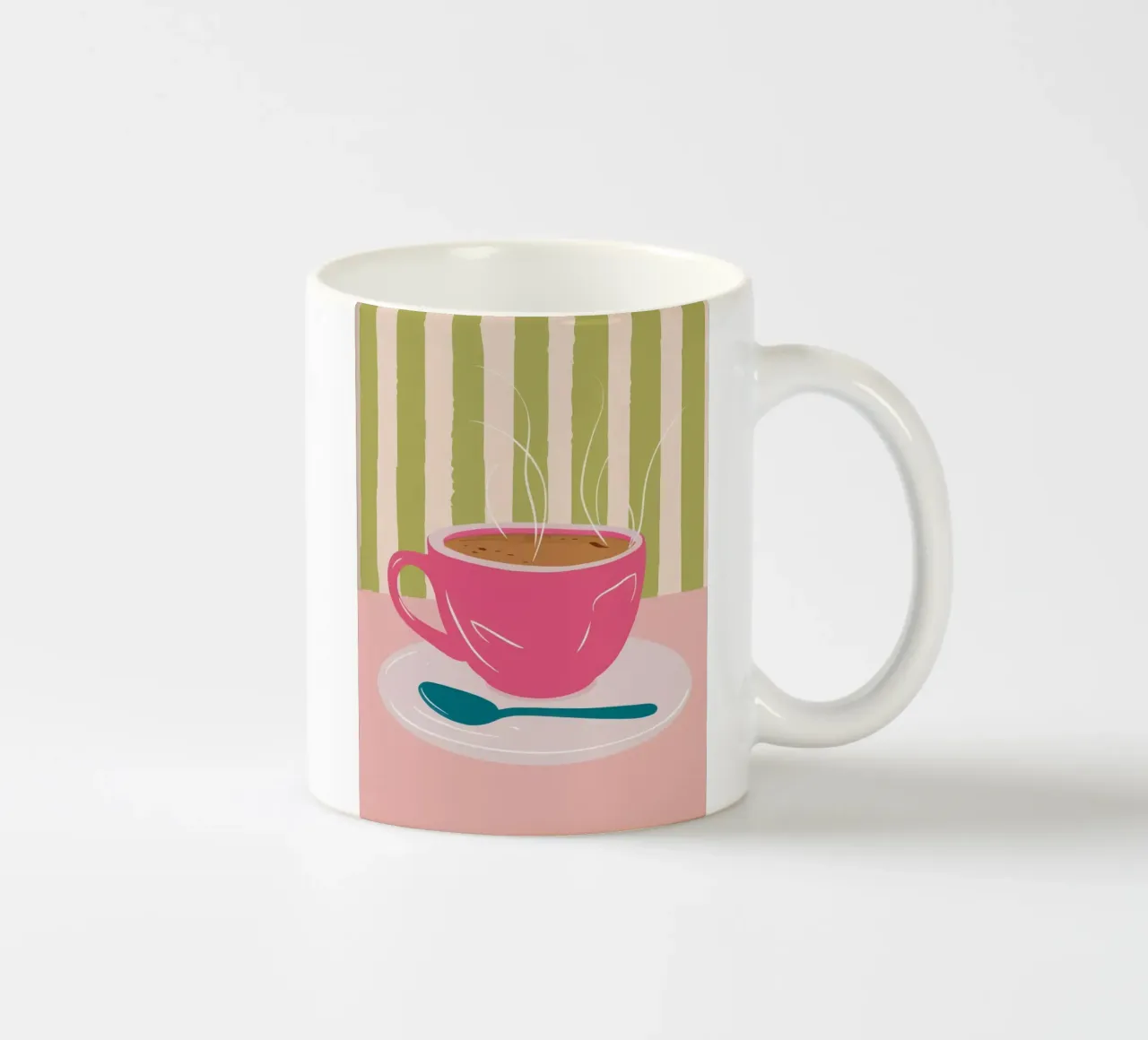 Infuso mattutino Roseate tazza in ceramica da Prism Ritual