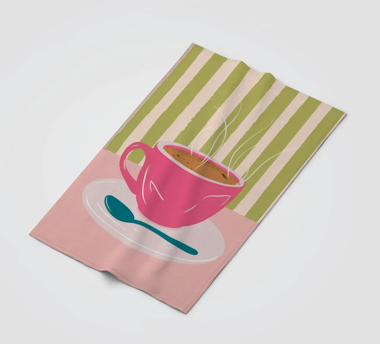 Infuso mattutino Roseate coperta in pile da Prism Ritual
