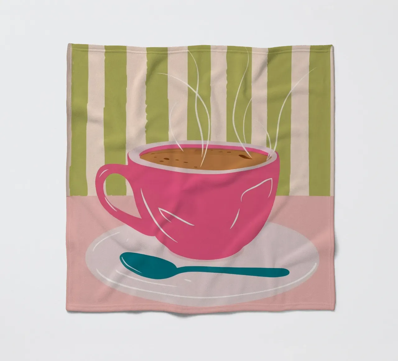 Infuso mattutino Roseate coperta in pile da Prism Ritual