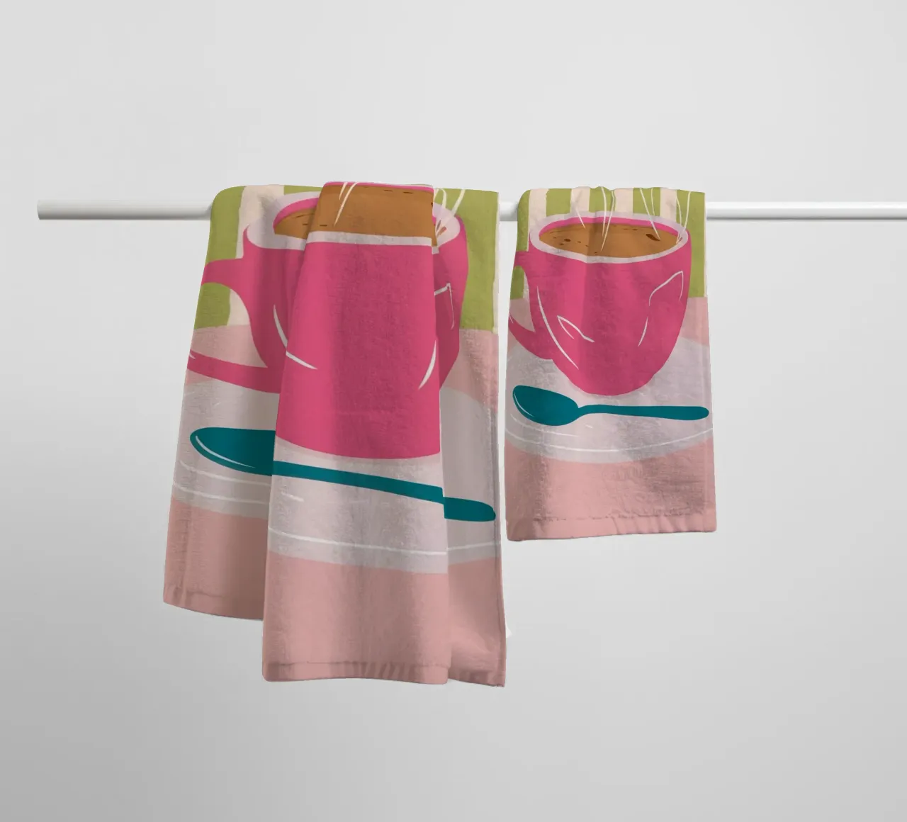 Infuso mattutino Roseate asciugamano da bagno da Prism Ritual