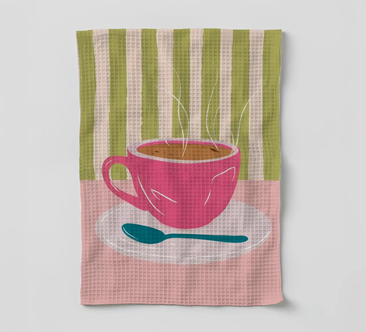 Infuso mattutino Roseate canovaccio da cucina da Prism Ritual