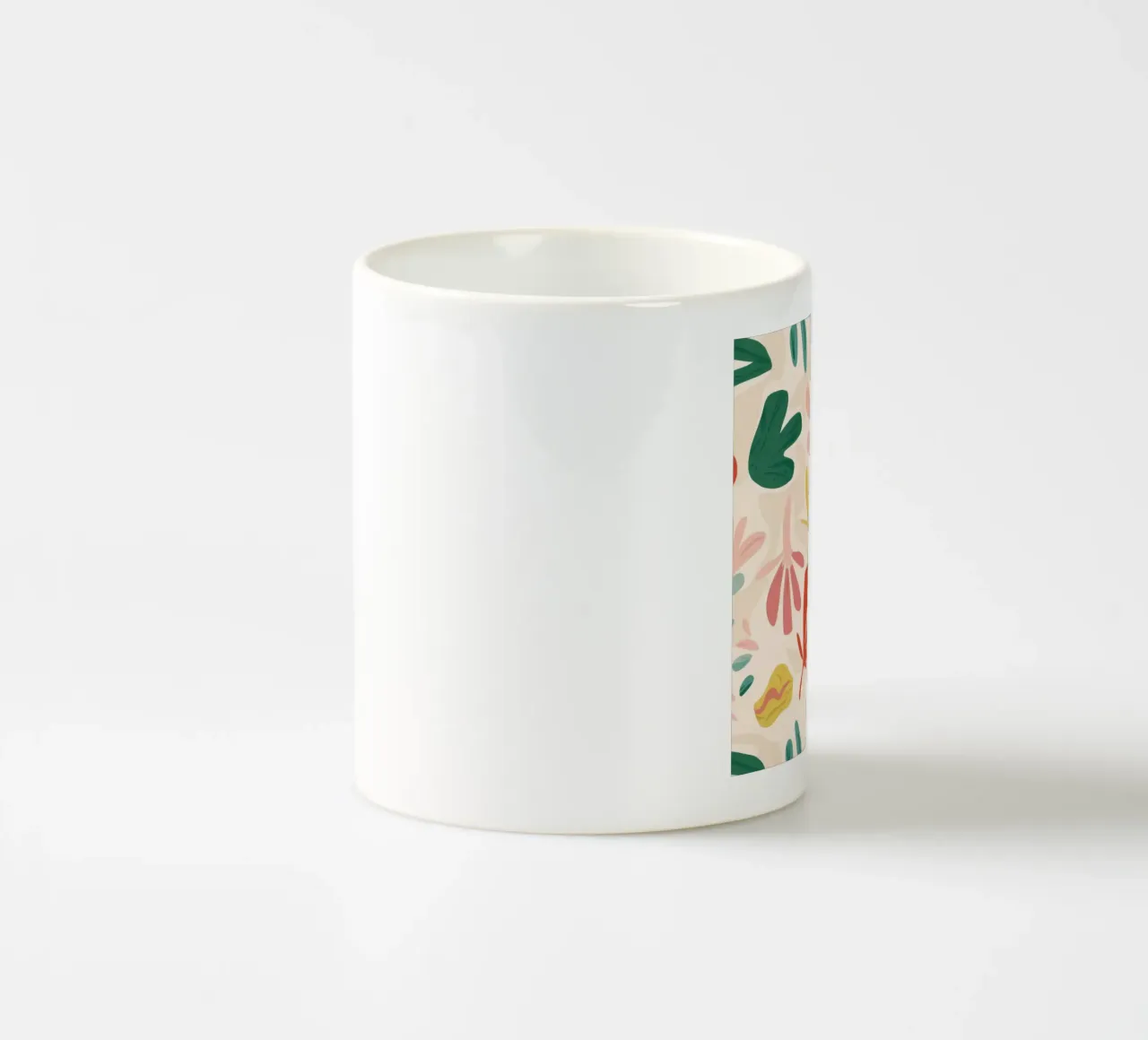 Motivo a foglie giocose tazza in ceramica da Flock Reverie
