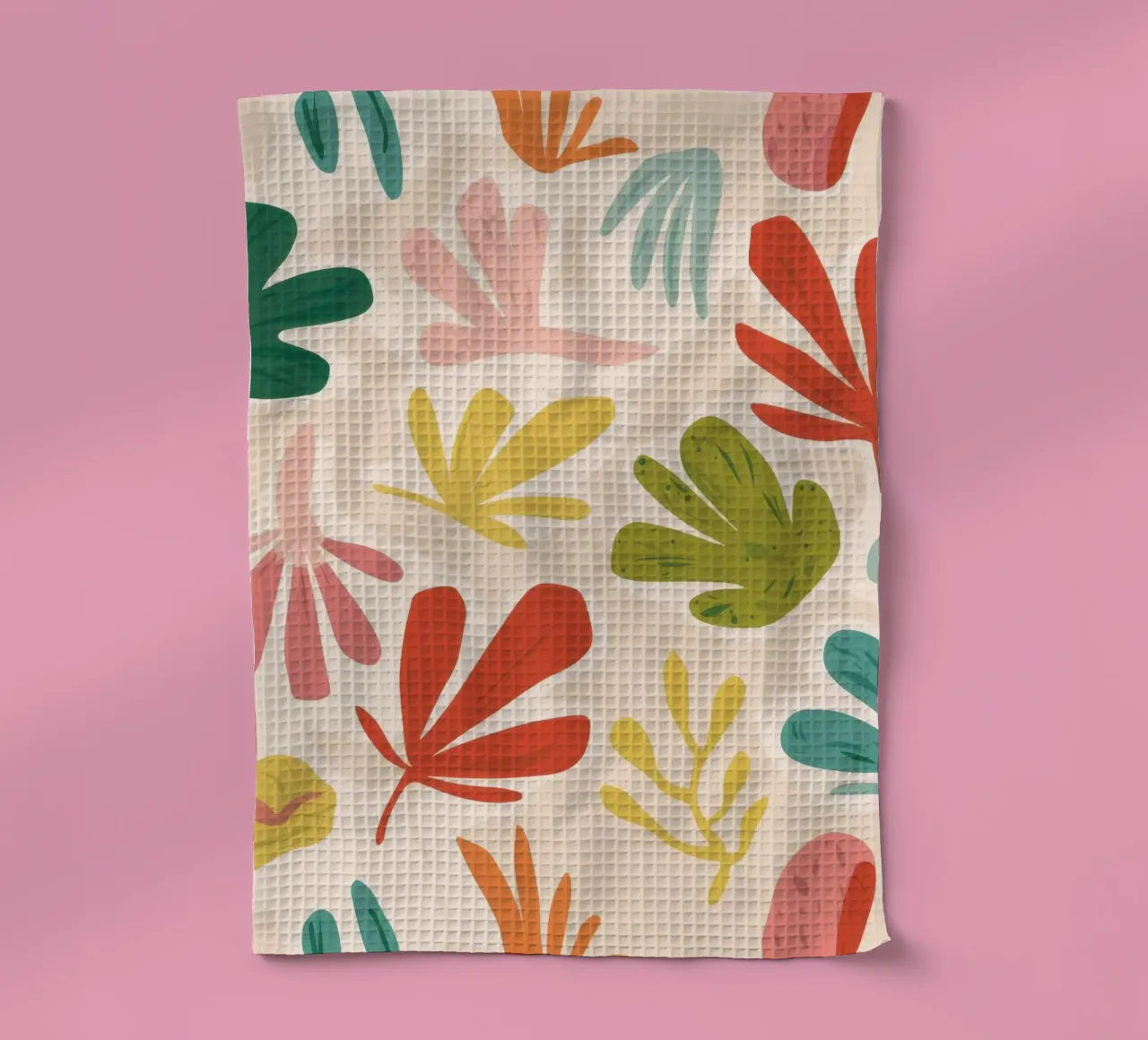Motif ludique de feuilles torchon de Flock Reverie