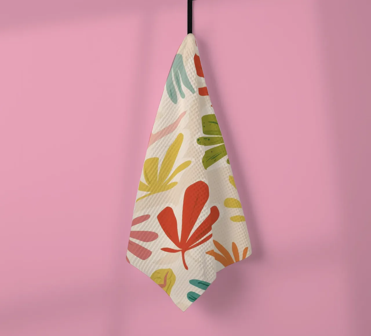 Motif ludique de feuilles torchon de Flock Reverie