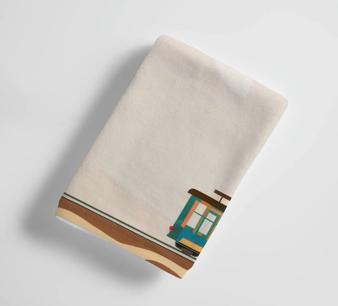 Twilight Palm Transit Handtuch von Prism Ritual