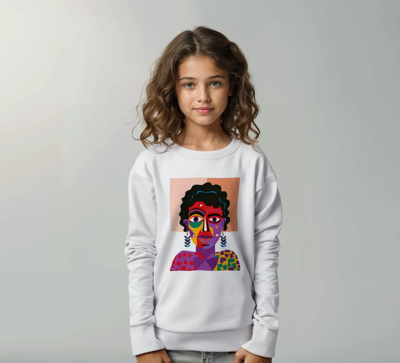 Colore Primal Visage felpa bambino da Veil Maya