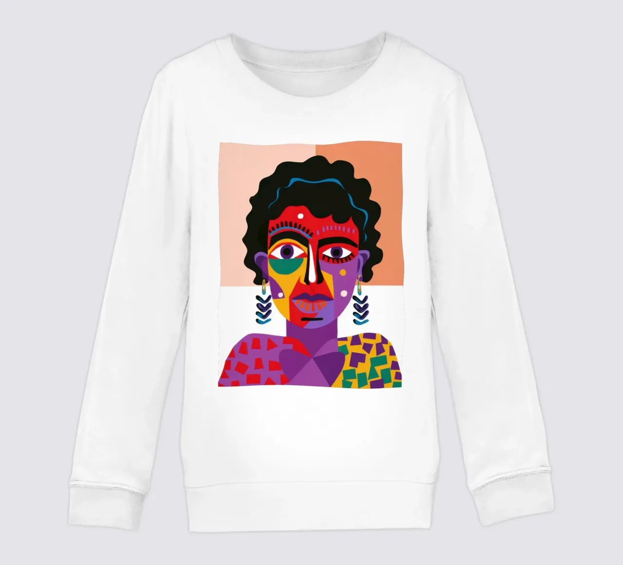 Colore Primal Visage felpa bambino da Veil Maya