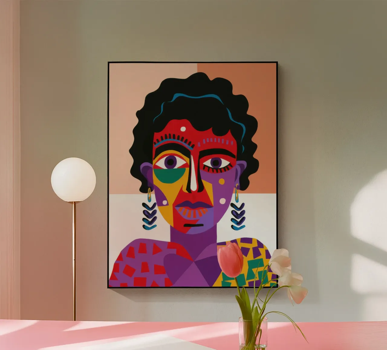 Colore Primal Visage plexiglass da Veil Maya