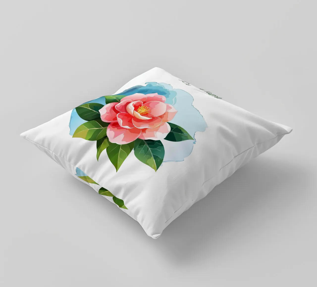 Fiore di nascita novembre camelia cuscino da Geburtsblume