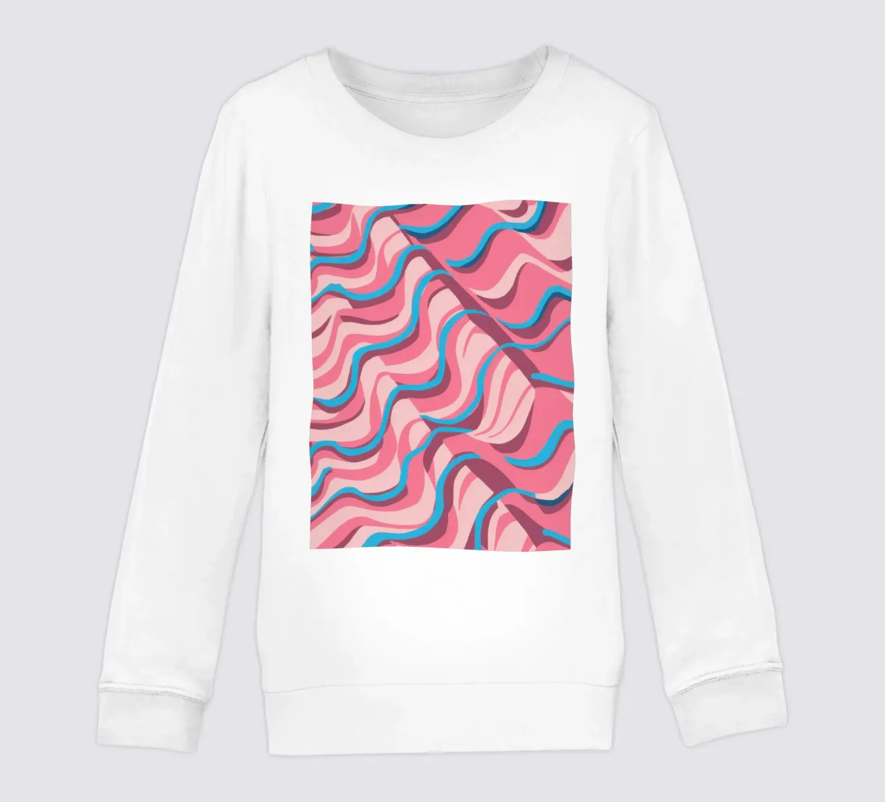 Vague d'azur psychédélique sweat enfant de Prism Ritual