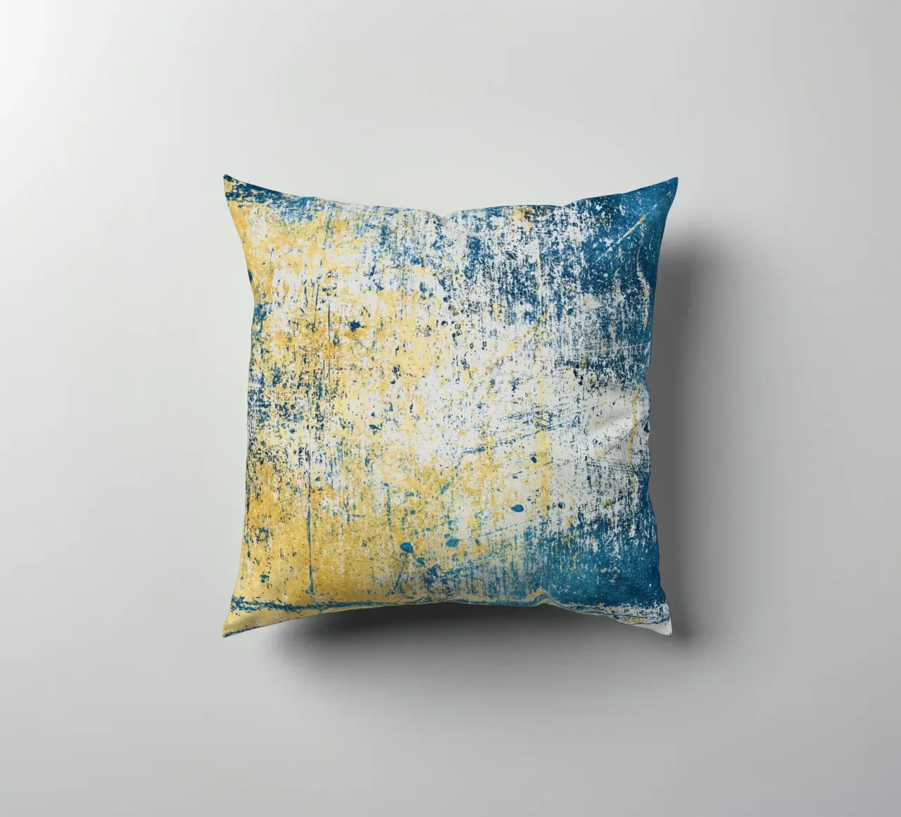 abstract green blue cuscino da vintageshop