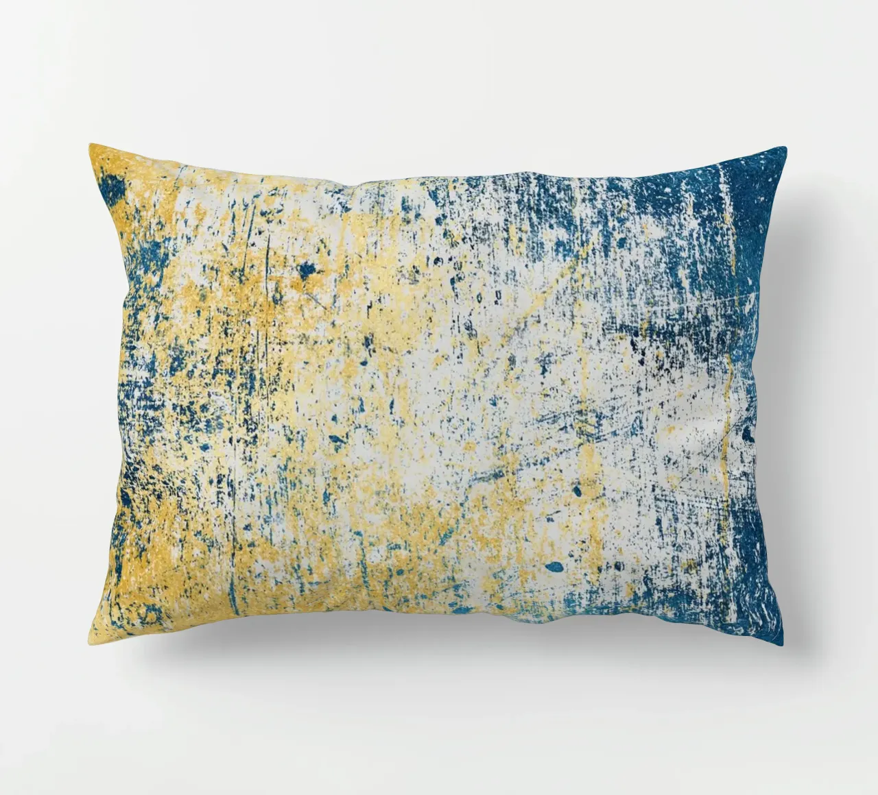 abstract green blue cuscino da vintageshop
