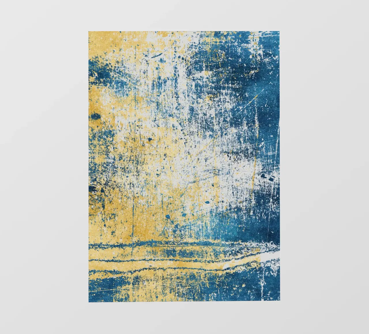 abstract green blue telo in pvc da vintageshop