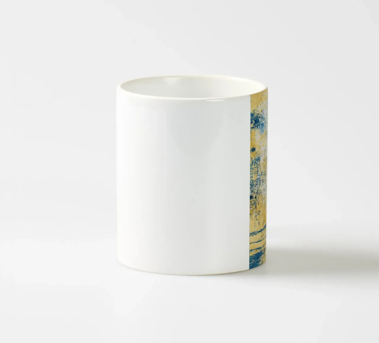 abstract green blue tazza in ceramica da vintageshop