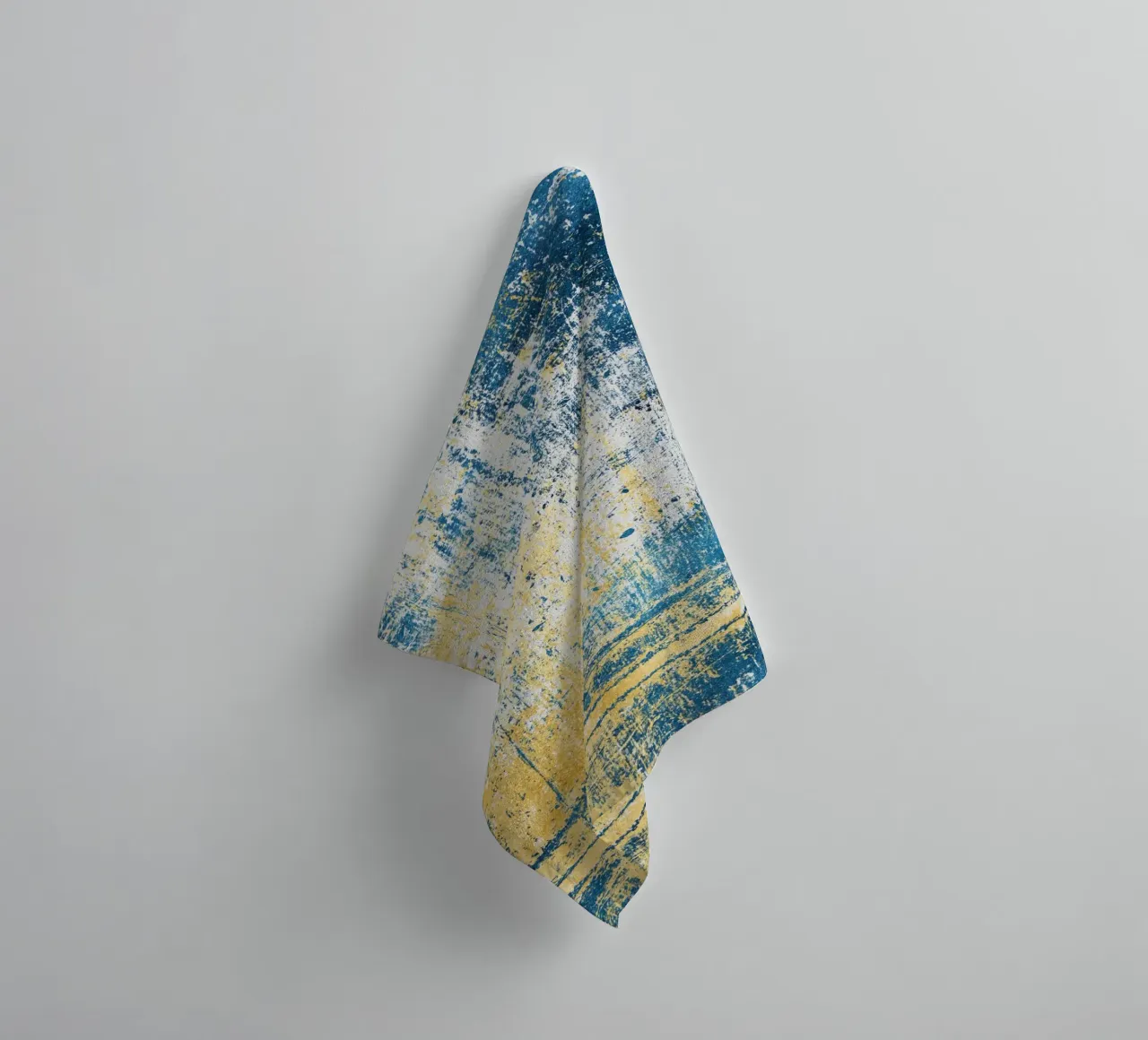 abstract green blue asciugamano da bagno da vintageshop