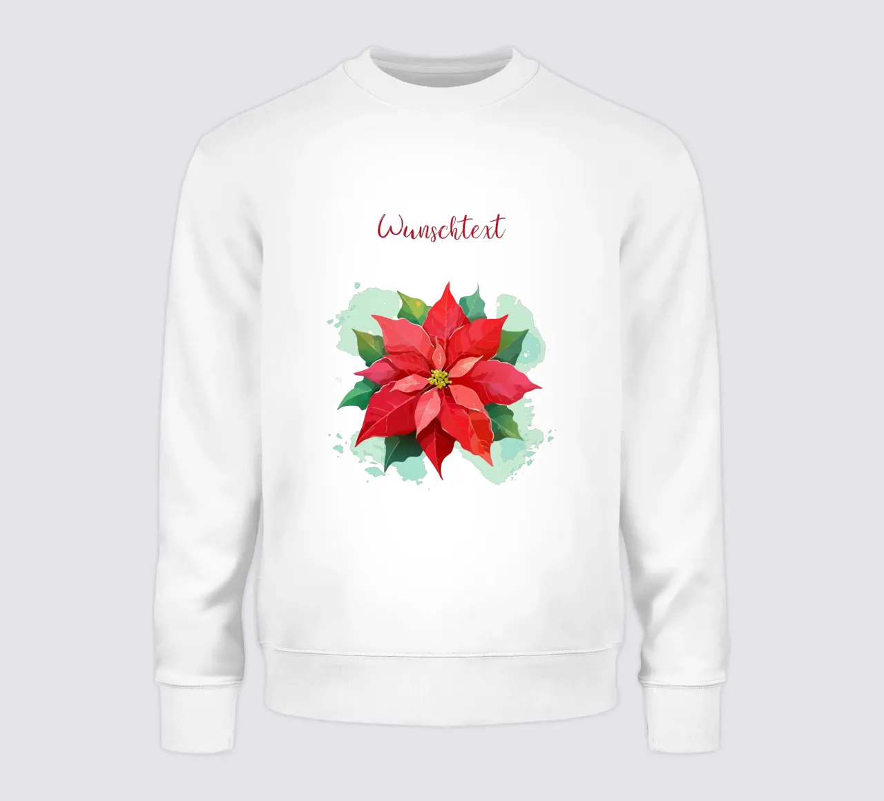 Fiore di nascita - Stella di Natale di dicembre felpa da Geburtsblume