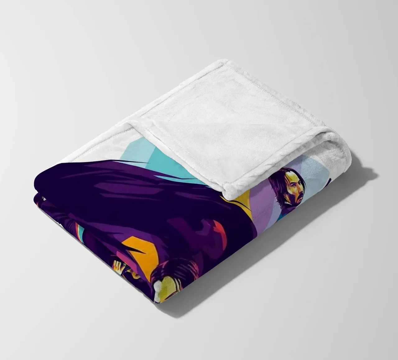 Keanu Reeves - John Wick art coperta in pile da Hantamrata