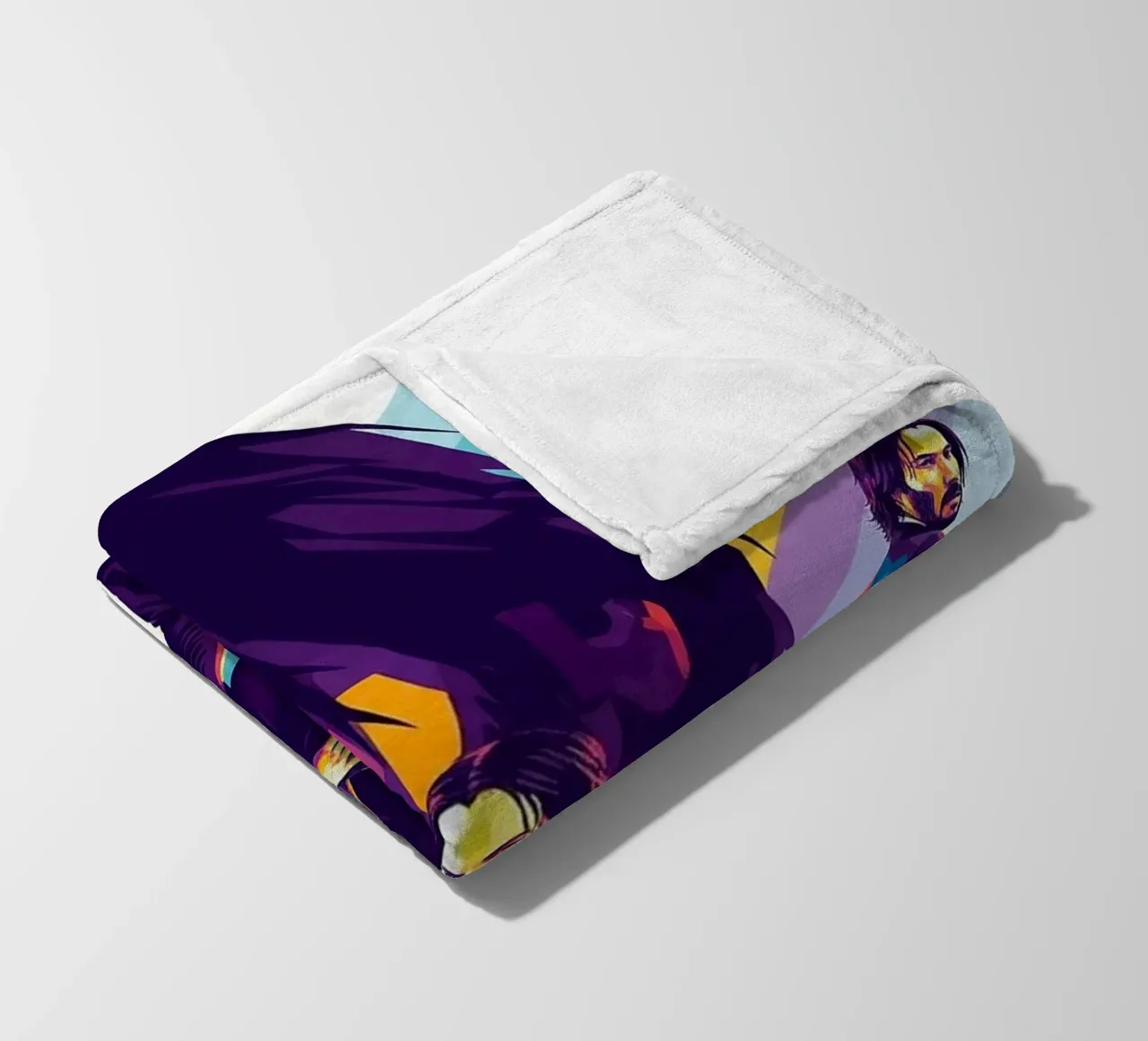 Keanu Reeves - John Wick art coperta in pile da Hantamrata