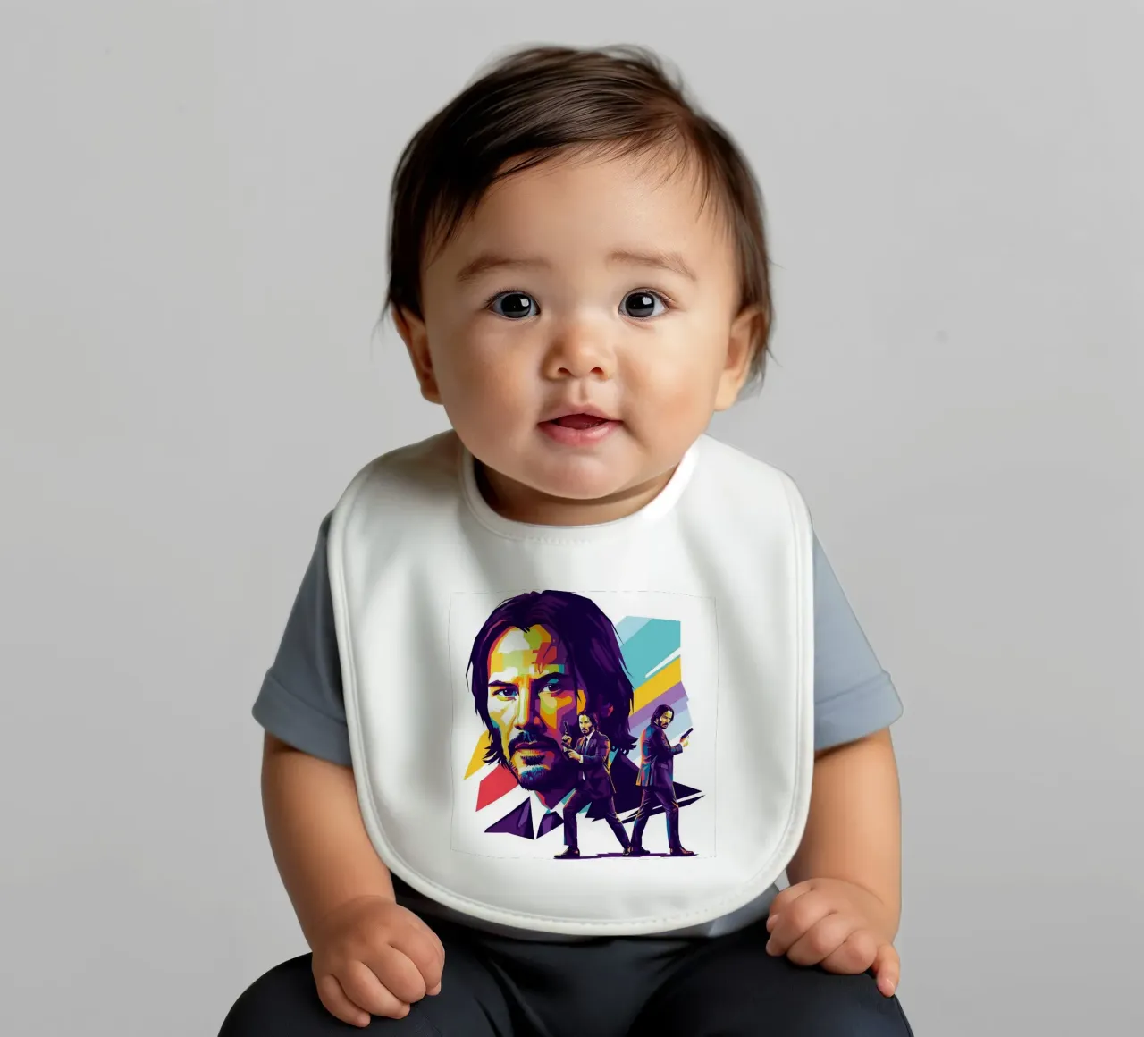 Keanu Reeves - John Wick art bavaglino da Hantamrata