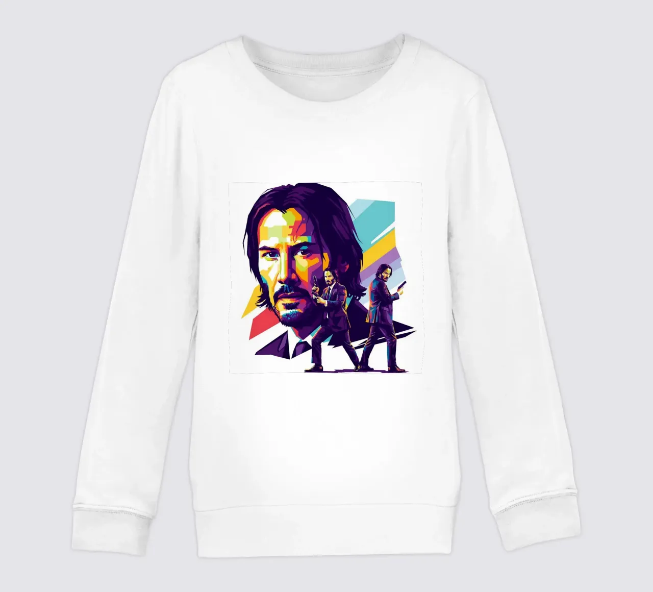 Keanu Reeves - John Wick art felpa bambino da Hantamrata