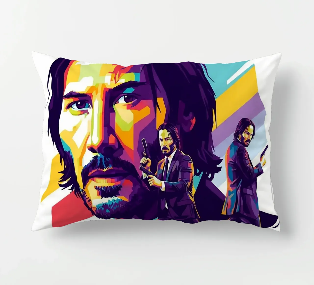 Keanu Reeves - John Wick art cuscino da Hantamrata