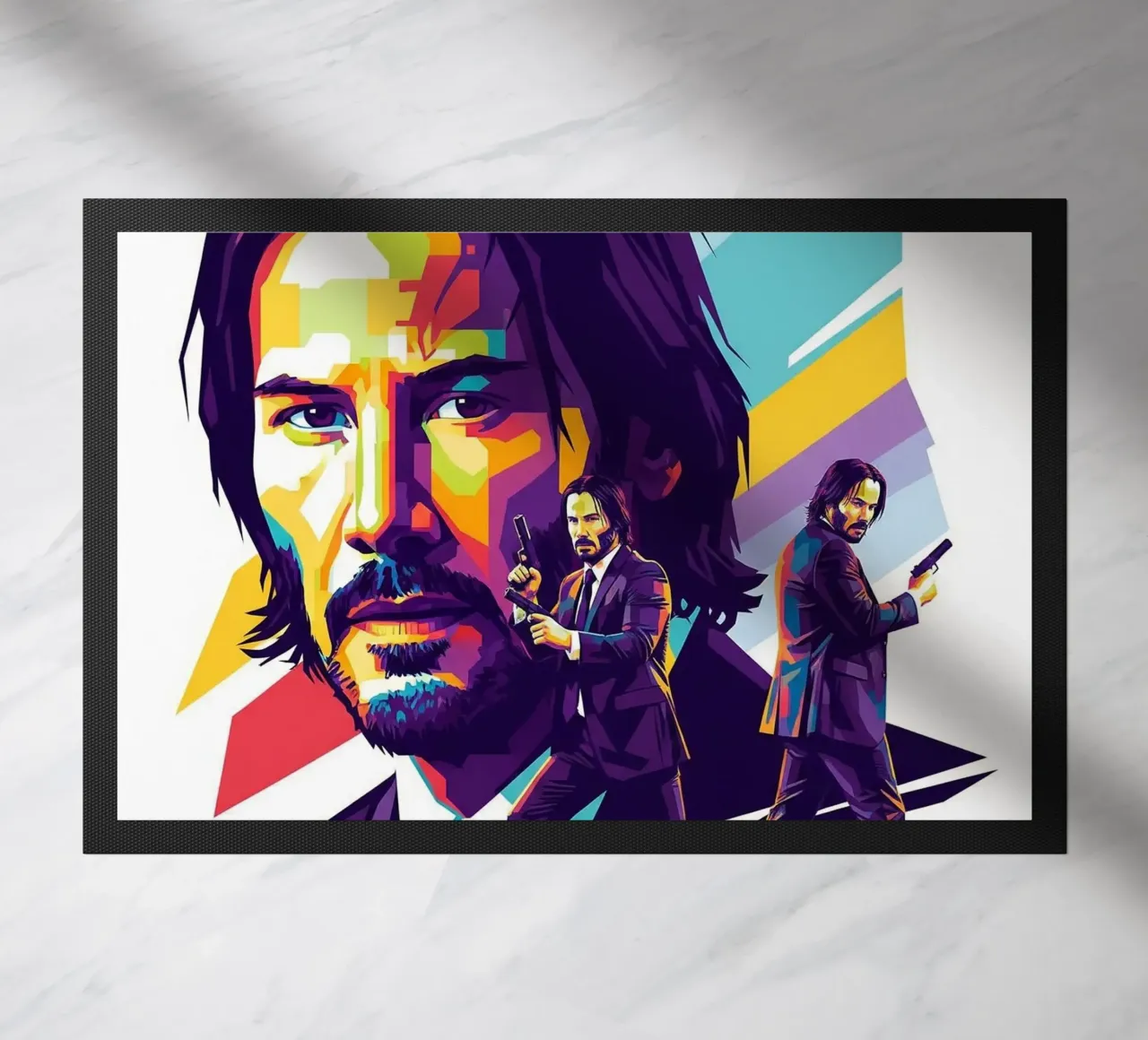Keanu Reeves - John Wick art zerbino da Hantamrata