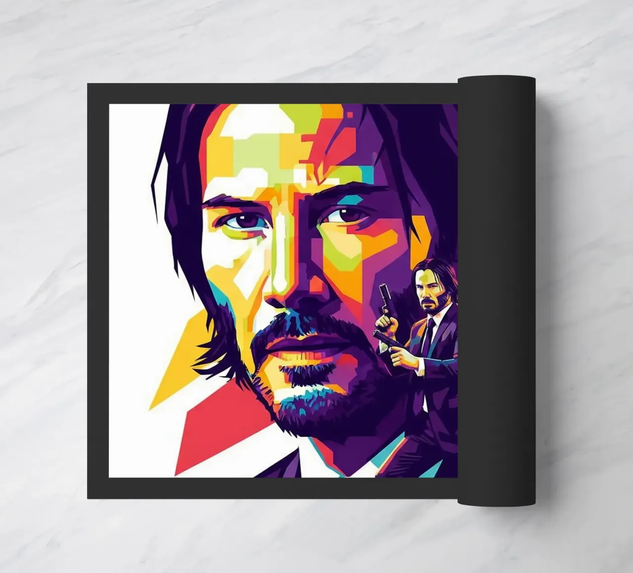 Keanu Reeves - John Wick art zerbino da Hantamrata