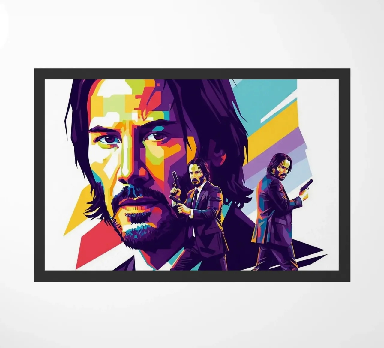 Keanu Reeves - John Wick art zerbino da Hantamrata